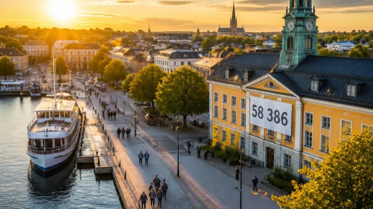 Befolkningen ökar igen i Nyköping – 58 386 invånare vid halvårsskiftet