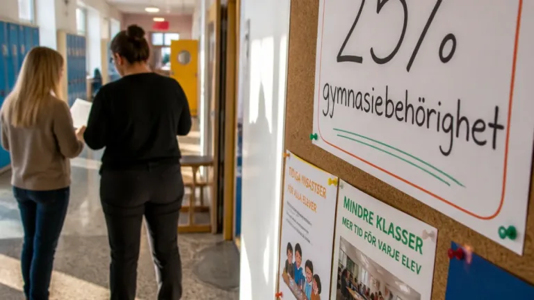 Borlänge: Var fjärde elev lämnar grundskolan utan gymnasiebehörighet