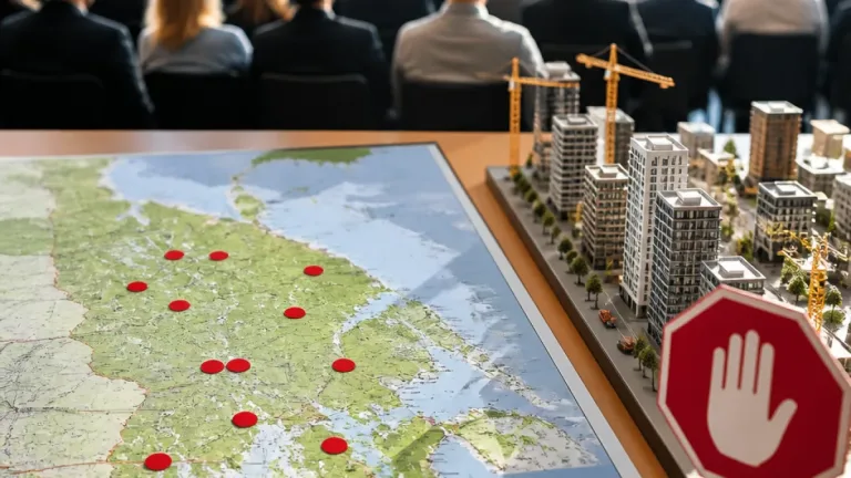Byggföretagen: politiska byggbegränsningar i tio kommuner hotar bostadsutbyggnaden i länet