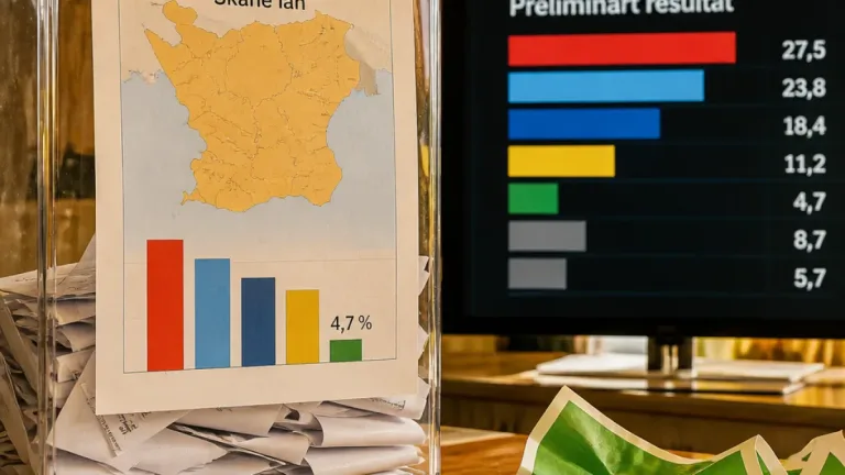 Centerpartiet får sitt svagaste regionresultat i Skåne – 4,7 procent i preliminär räkning