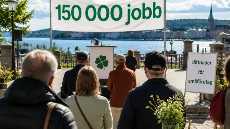 Centerpartiet lovar 150 000 jobb — presenterar särskilda lättnader för småföretag i Jönköping
