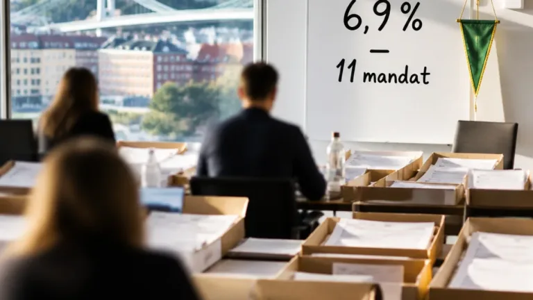 Centerpartiet ökar i Västra Götaland – får preliminärt 6,9 procent och elva mandat