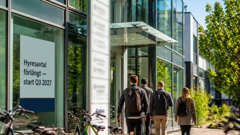 Corem förlänger hyresavtal med Ericsson i Mjärdevi – stor lokal närvaro kvar i Linköping