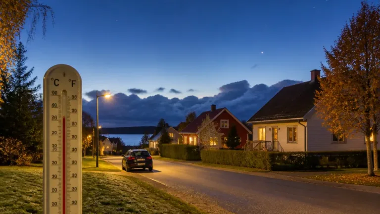 Dimma och fukt väntas över Buberget – skiftande regnmängder kommande dagar