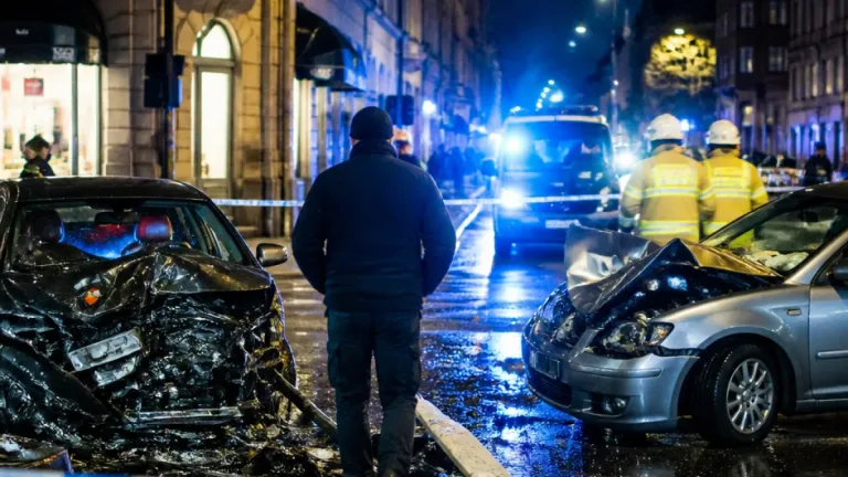 Dödlig bilkrasch på Östermalm – förare misstänks för grova brott