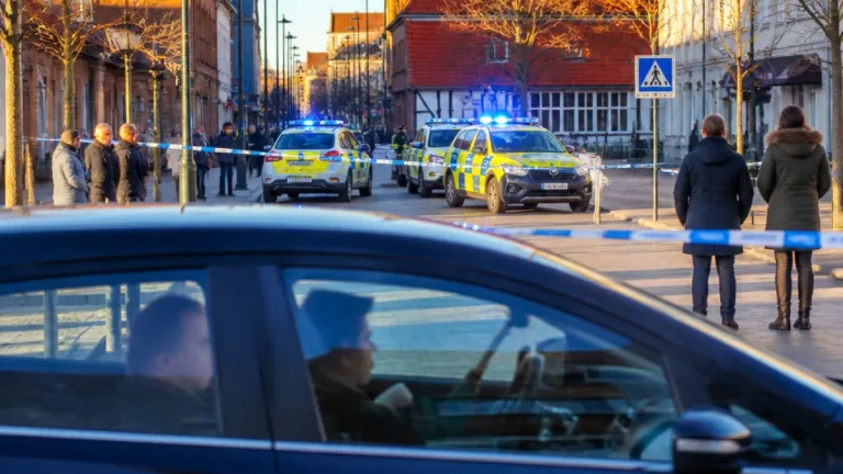 Dödshot mot före detta statsminister i Varberg utlöste stor polisinsats