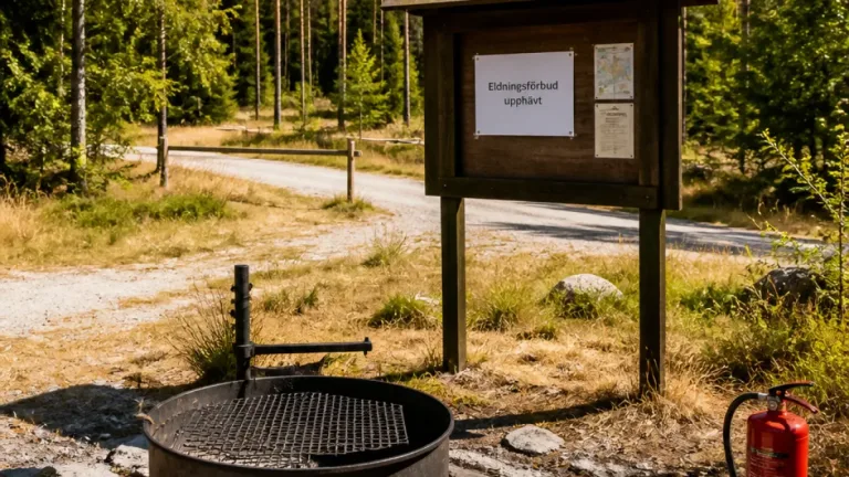 Eldningsförbudet i Kronobergs län upphävt – fortsatt försiktighet rekommenderas