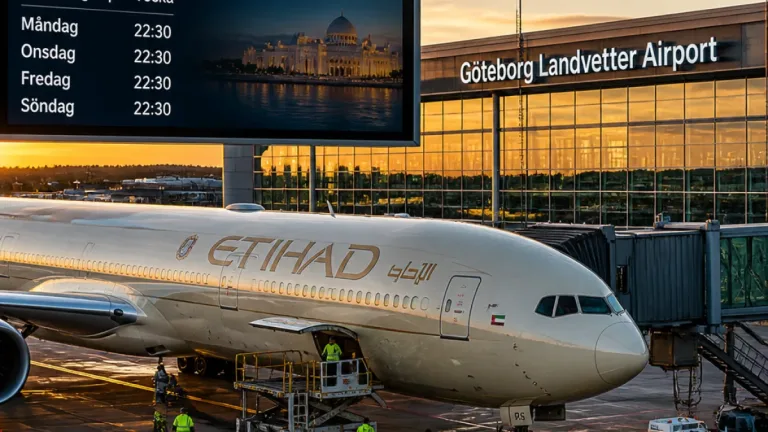 Etihad öppnar linje till Abu Dhabi från Göteborg – oväntat val av Västsveriges flygnav