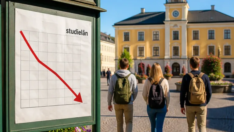 Färre studenter i Mariestad väljer studielån – andelen sjunker tredje året i rad