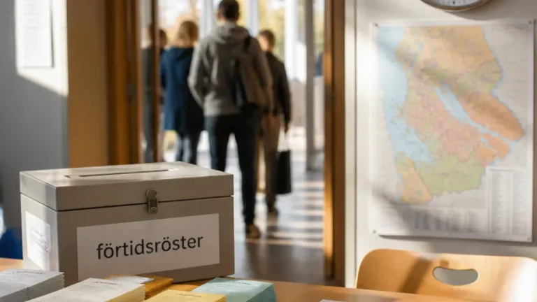 Fel i registrering av förtidsröster i flera röstlokaler i länet — kontrollera om du berörs