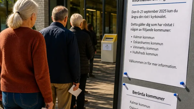 Felregistrerade förtidsröster i fyra kommuner – Valmyndigheten uppmanar till ångerröstning