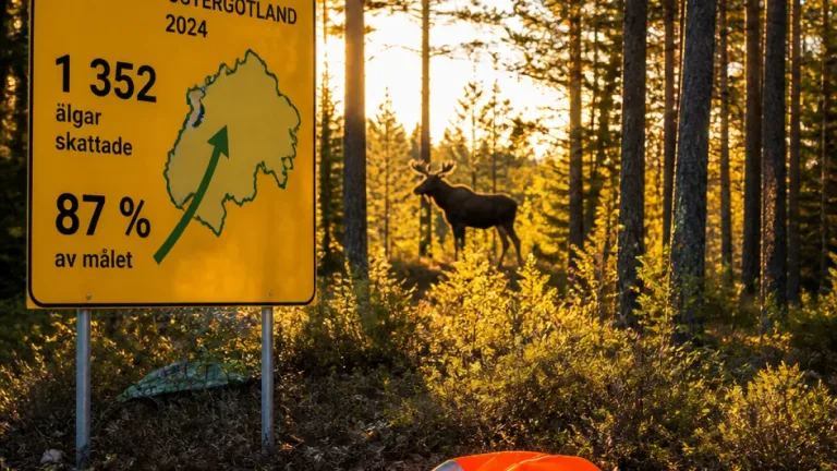 Fler älgar skjuts i Sverige – Östergötland når 87 procent av kvoten inför ny jaktsäsong
