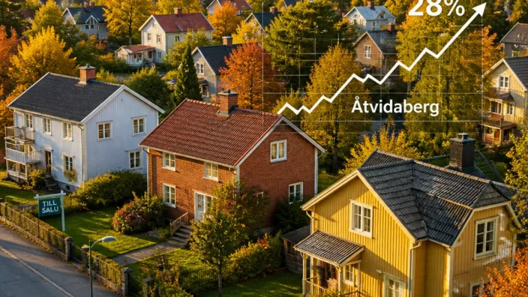 Fler villor säljs i Östergötland – priserna stiger mest i Åtvidaberg