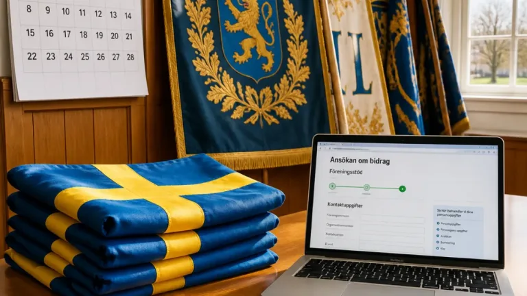 Föreningar i Halland kan ansöka om svenska flaggor och fanor inför 2027