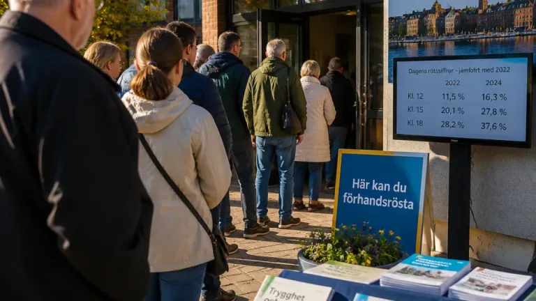 Förtidsröstningen i Värmland: färre än 2022 – lokala frågor i fokus inför 13 september
