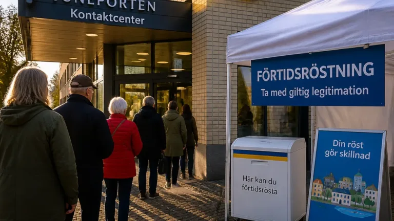 Förtidsröstningen inledd i Jönköpings län – öppet på 79 platser i länet