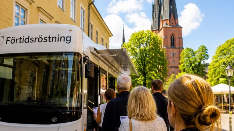 Förtidsröstningen öppnar i Uppsala – flest röstade sent i förra valet
