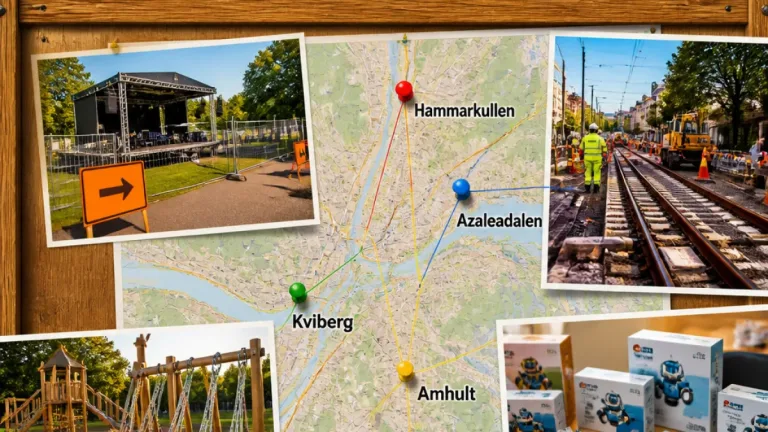 Göteborg: konstuppdrag, konserter och spårarbete – vad som påverkar stadsdelarna i september