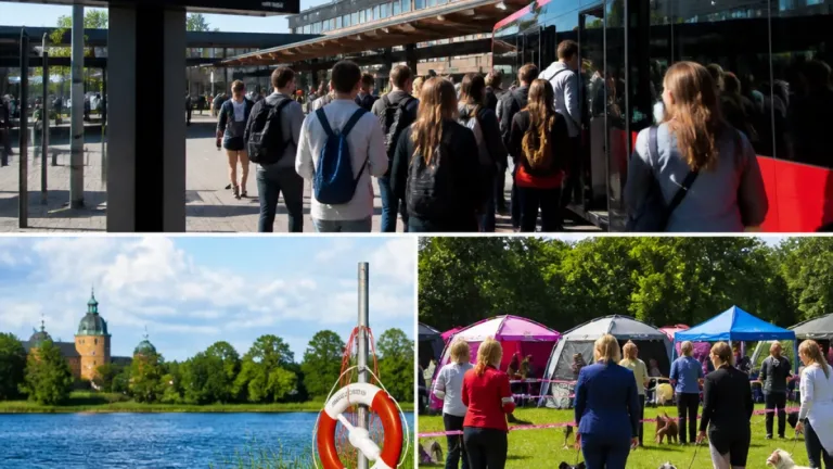 Halverat månadskort ökade resandet – färre drunkningar i juli och hundutställning rekommenderas