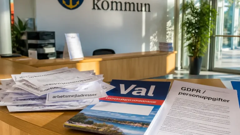 Haninge: Kommunen erkänner fel efter att personalmejladresser lämnat ut för politisk reklam