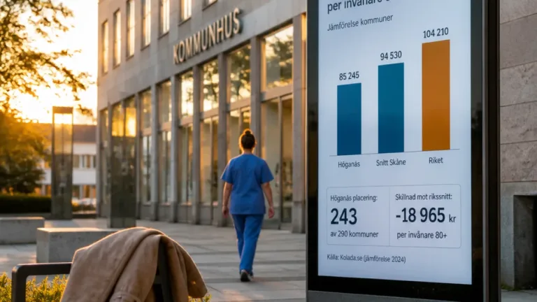 Höganäs i valstrid över äldreomsorgens finansiering och kvalitet