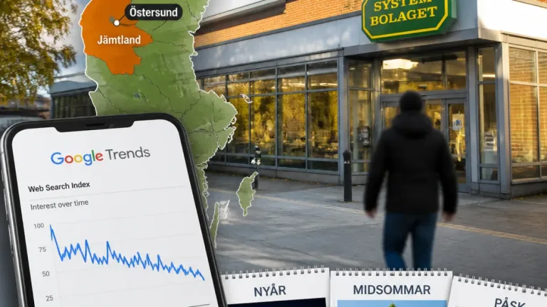 Jämtland googlar Systembolaget mest i Sverige – intresset har sjunkit sedan 2022
