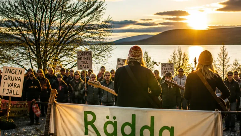 Janne Schaffer medverkar i protestsång mot planerad gruvbrytning i Jämtland