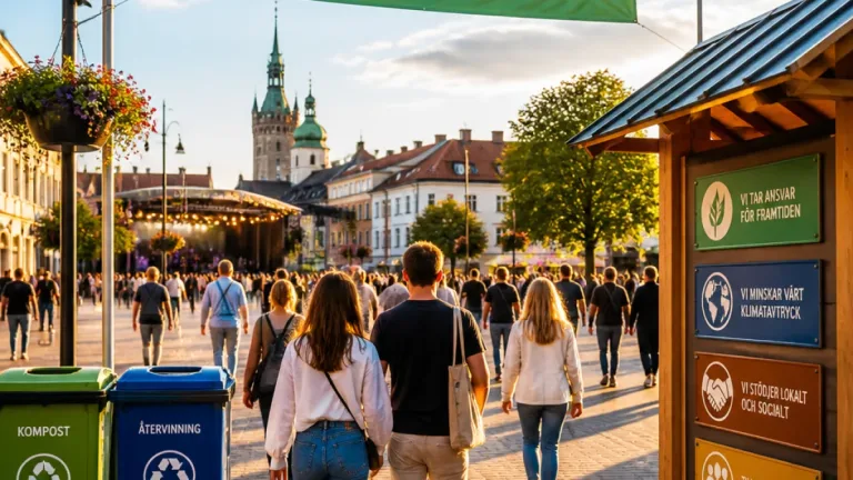 Kalmar Stadsfest får certifiering som hållbart evenemang