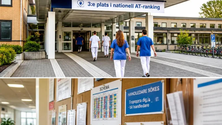 Karlskoga lasarett klättrar till tredje plats i nationell AT-ranking