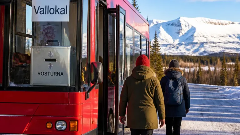 Kiruna: Bokbussen blir vallokal när förtidsröstningen inleds