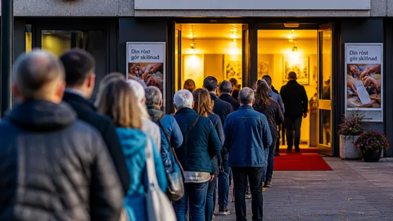 Kökaos och oro för lägre valdeltagande präglar valet i Västerbotten