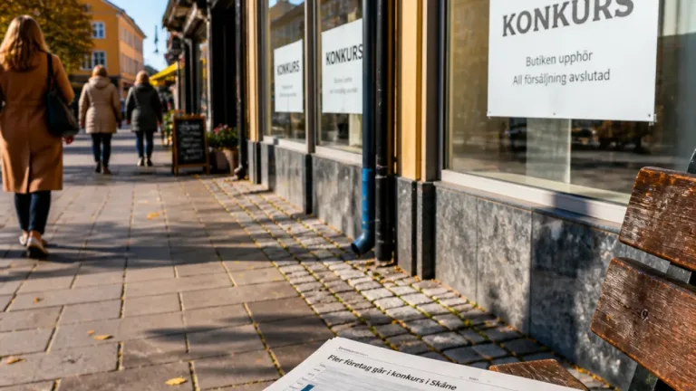 Konkurserna i Skåne sjönk i augusti – färre än på fyra år