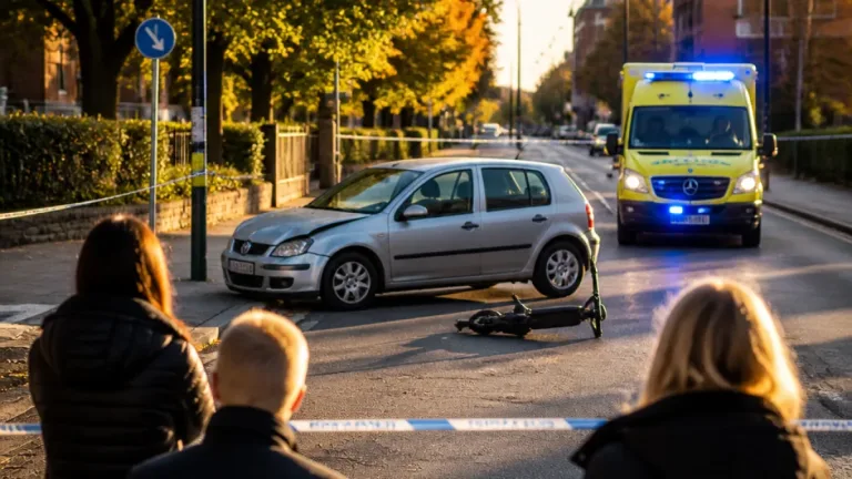 Kvinna svårt skadad efter påkörning i centrala Eskilstuna