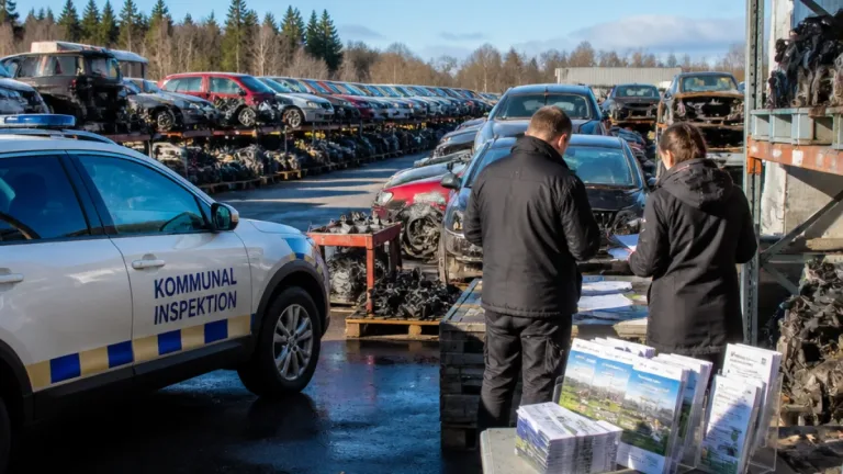Länsstyrelsen gjorde 24 tillsynsbesök hos bildemonterare för att klargöra regler kring export