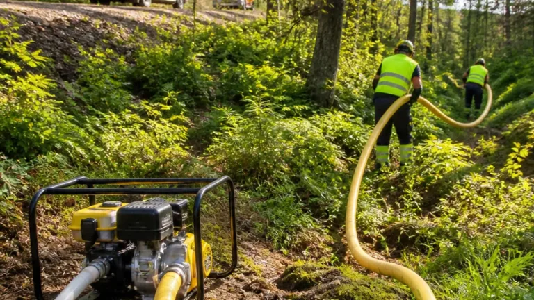 Länsstyrelsen pumpar vatten från Fagerhultasjön för att rädda Gnyltån