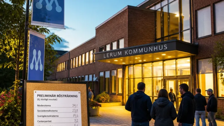 Lerum: Moderaterna stärks – nytt maktspel när koalition tappar majoritet