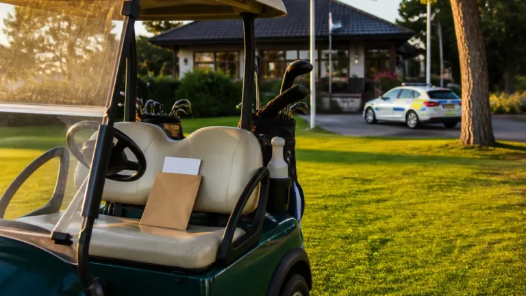 Man dömd för rattfylleri efter golfbiltur på Täby-golfklubb