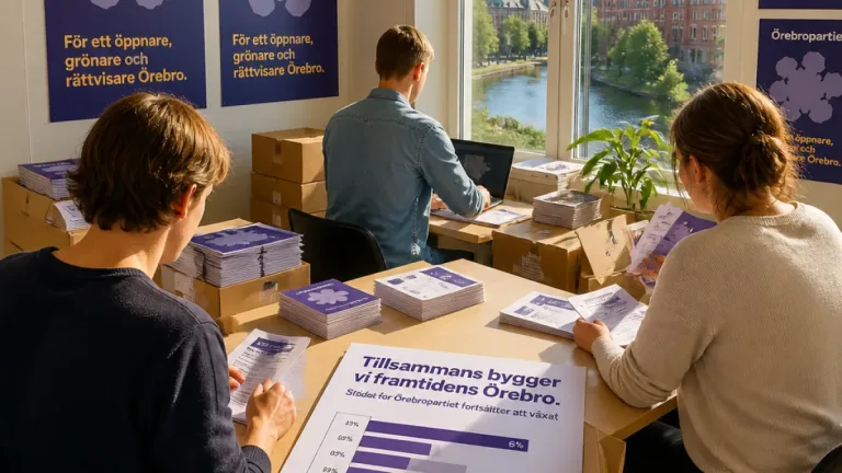 Mätning: Örebropartiet långt under riksdagsspärren – får nära 6 procent i länet