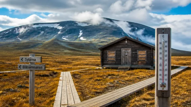 Meteorologisk höst kom till Jämtlandsfjällen innan sommaren hann ta ordentlig fart