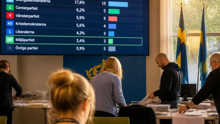 Miljöpartiet tillbaka i regionfullmäktige – Socialdemokraterna största parti i Gävleborg