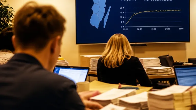 Moderaterna ökar i Kalmar – preliminärt 18,5 procent och 13 mandat