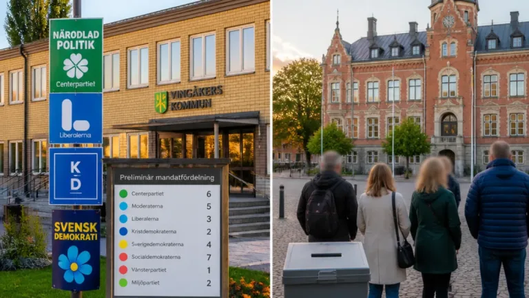 Moderaterna stärker ställning i Vingåker – nya konstellationer växer fram i Eskilstuna