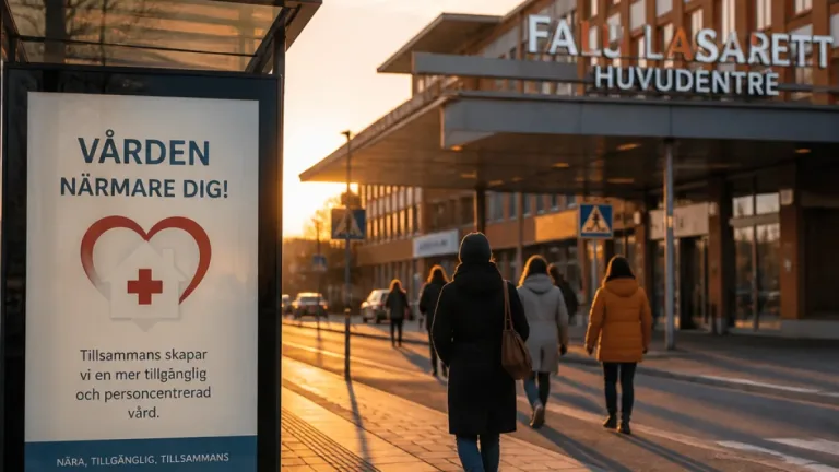 Moderaterna vill föra sjukvården närmare patienten – Falu lasarett ska vara navet