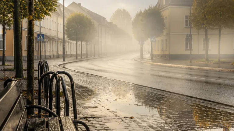 Mulet och fuktigt i Hult – lätt regn väntas under natten och dimma tidigt i morgon