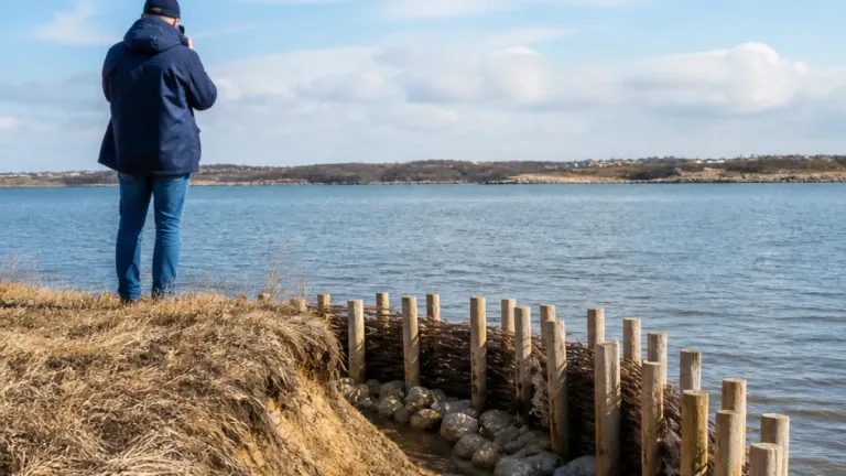 Naturbaserade skydd testas för att rädda strandängar efter omfattande erosion