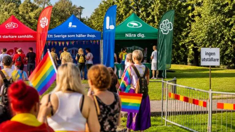 Norrtälje får politisk närvaro på Roslagen Pride – tre partier deltar och sponsrar