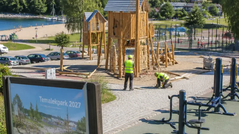 Norrtälje satsar på lek och rörelse – temalekpark i Societetsparken planeras till 2027