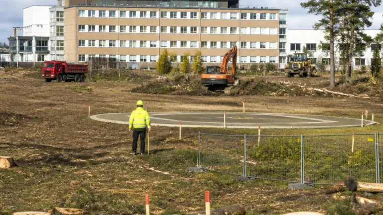 Ny helikopterplatta och 200 parkeringsplatser planeras vid Kalix sjukhus