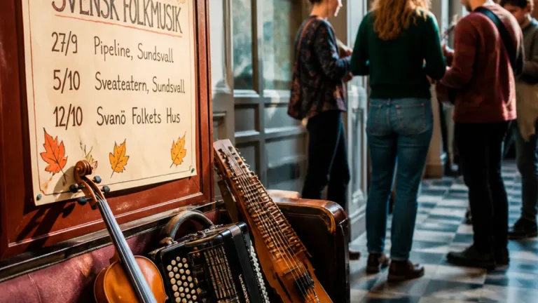 Ny höstturné ska stärka folkmusiken i Västernorrland – tre akter till Sundsvall och Svanö
