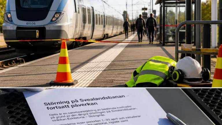 Obehöriga på spåren stör 545 tåg i Sörmland – kostnad 20,7 miljoner kronor